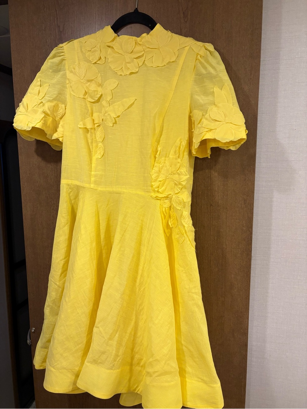 Antonio Melani yellow linen dress